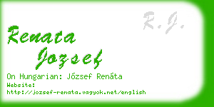 renata jozsef business card